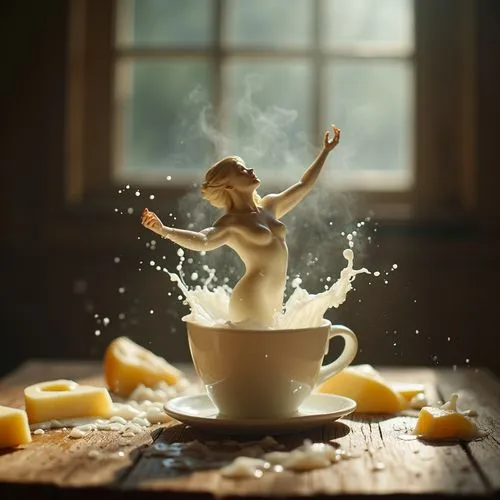 milk splash,pouring tea,splash photography,mystic light food photography,woman drinking coffee,spilt coffee,Photography,Documentary Photography,Documentary Photography 03