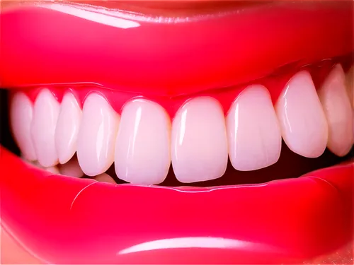 bottom teeth, dental close-up, white teeth, slight gap, shiny surface, detailed gums, mouth slightly open, soft lighting, macro photography, shallow depth of field, high contrast, vivid colors.,bruxis