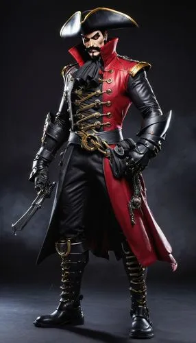 matador,guy fawkes,pirate,vax figure,pirates,pirate treasure,hook,3d figure,magistrate,black pete,piracy,musketeer,actionfigure,napoleon bonaparte,cosplay image,jolly roger,dodge warlock,admiral von tromp,tower flintlock,naval officer,Conceptual Art,Fantasy,Fantasy 26