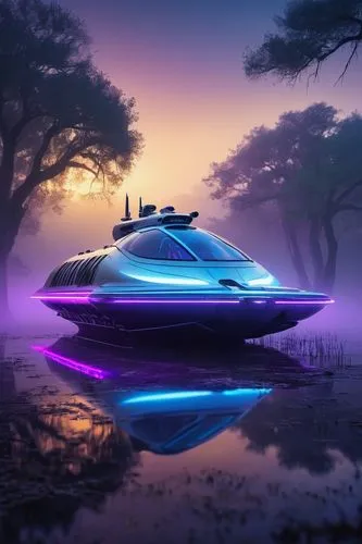 alien ship,hovercraft,speedboat,futuristic car,yacht,futuristic landscape,phoenix boat,bass boat,electric boat,powerboating,personal water craft,futuristic,boat landscape,watercraft,power boat,spaceship,sailing blue purple,space ship,water boat,e-boat,Art,Artistic Painting,Artistic Painting 21