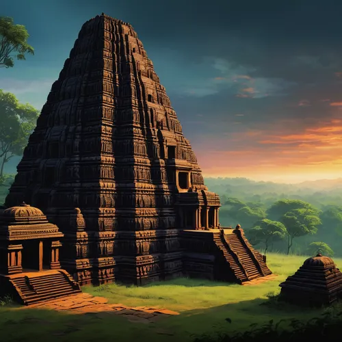 kharut pyramid,artemis temple,hindu temple,maya civilization,temple,ancient buildings,ancient city,sigiriya,temple fade,sea shore temple,karnataka,temples,ancient civilization,world digital painting,ramanguli,the ancient world,stone pyramid,background image,step pyramid,jaya,Illustration,American Style,American Style 11