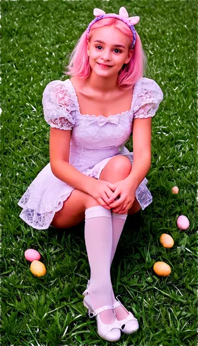 poppycock,darci,easter background,egg hunt,easter theme,ostara,egg,egg net,little girl in pink dress,fae,easter chick,easter,eloise,doll dress,candy eggs,zoeggler,eggs,broken eggs,eggan,veruca,Photography,Artistic Photography,Artistic Photography 10