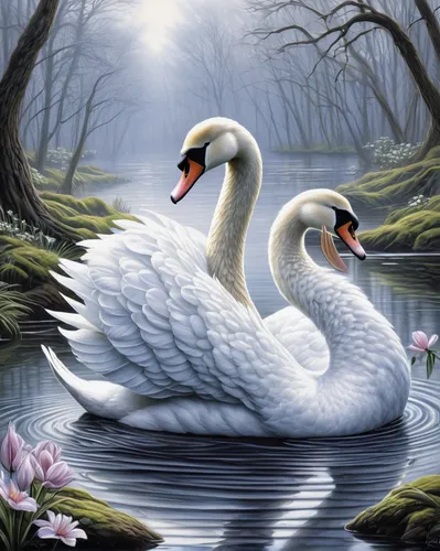 swan pair,swan lake,swan boat,swans,constellation swan,canadian swans,swan family,white swan,trumpeter swans,mourning swan,swan,young swans,trumpet of the swan,baby swans,trumpeter swan,swan cub,swan on the lake,young swan,tundra swan,swan baby,Conceptual Art,Fantasy,Fantasy 30