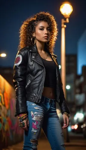 mapei,nia,lora,photo session at night,jeans background,leather jacket,nneka,joumana,emeli,layla,amira,sombra,graffiti,brigette,latavia,samira,akilah,tamira,jamilah,ayisha,Conceptual Art,Daily,Daily 27