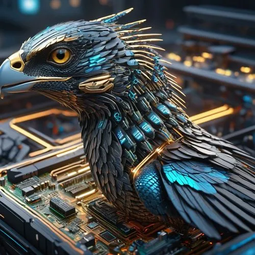 aquila,3d crow,raven sculpture,eurobird,uniphoenix,garuda,Photography,General,Sci-Fi