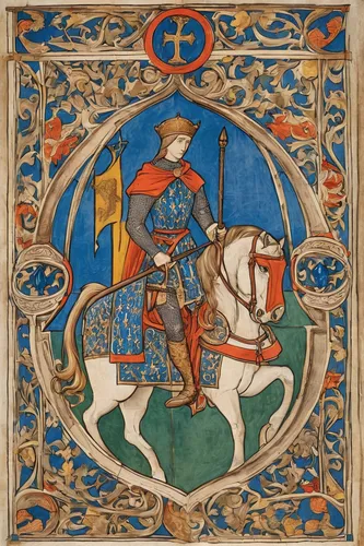 st george,medieval,joan of arc,middle ages,augsburg,jousting,fleur-de-lys,knight tent,the middle ages,heraldic shield,heraldry,saint michel,king arthur,ferrara,heraldic animal,heraldic,cavalry,parchment,chevreul,amboise,Illustration,Realistic Fantasy,Realistic Fantasy 42