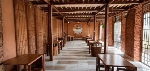 restaurant morelia michoacan,hanok,corridor,japanese-style room,changgyeonggung palace,hall of supreme harmony,inside courtyard,hallway,veranda,ryokan,lecture room,hall,treasure hall,dining room,exami