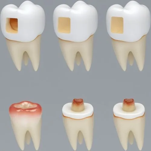 simple and minimalist  3D illustration of tooth. top row shows the root only.,dental icons,cementation,resorption,prosthodontics,periodontal,periodontist,periodontitis,molars,periapical,premolars,fluo