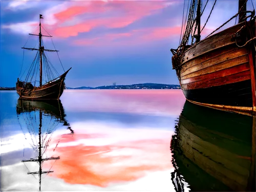 old wooden boat at sunrise,sailing ship,sea sailing ship,sailing ships,sail ship,tallship,mayflower,plimoth,boat landscape,galleon,sailing blue purple,three masted sailing ship,scarlet sail,sailer,maldon,bluenose,tall ship,fireships,wooden boats,schoolship,Illustration,Retro,Retro 05