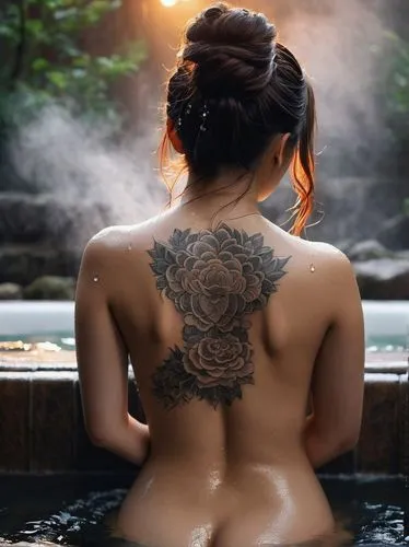 onsen,moxibustion,hotspring,spa,steambath,nembutsu,Photography,General,Fantasy