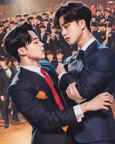 kimjongilia,kdrama,korean drama,grooms,spy visual,married couple,gay couple,business men,tom and jerry,so in-guk,sails a ship,wedding couple,ballroom dance,bridegroom,yeonsan hong,forbidden love,husbands,excellence,businessmen,married,Art,Artistic Painting,Artistic Painting 35