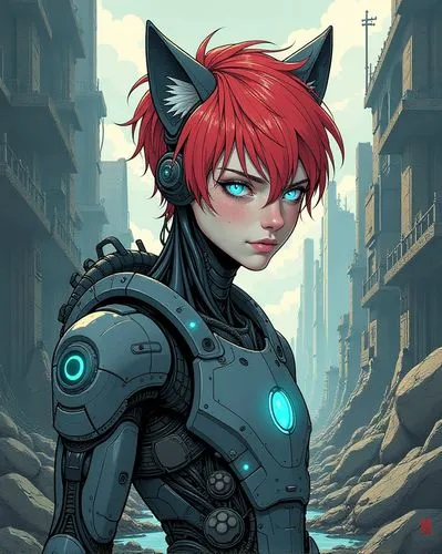 cyberdog,liora,cyborg,motoko,celldweller,gali,Conceptual Art,Sci-Fi,Sci-Fi 05