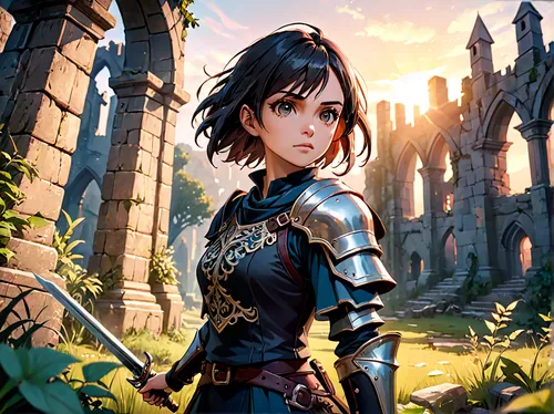 massively multiplayer online role-playing game,game illustration,joan of arc,swordswoman,heroic fantasy,artemisia,fantasy art,female warrior,cg artwork,sterntaler,portrait background,background images,collectible card game,game art,fantasy portrait,dark elf,croft,vanessa (butterfly),full hd wallpaper,stone background,Anime,Anime,General