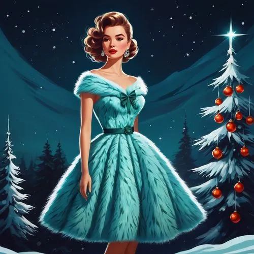 pin up christmas girl,christmas pin up girl,retro christmas lady,retro christmas girl,christmas woman,christmas vintage,retro 1950's clip art,vintage christmas,american holly,retro christmas,christmasbackground,christmas snowy background,christmas background,winter dress,retro pin up girl,christmas girl,christmas wallpaper,christmas pattern,christmas motif,christmas angel,Conceptual Art,Fantasy,Fantasy 21