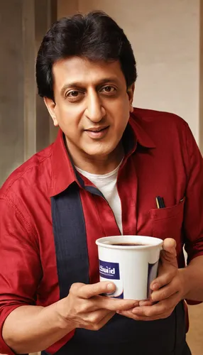 indian celebrity,indian filter coffee,sheer khurma,khichdi,devikund,maharashtrian cuisine,kheer,makki di roti,basmati rice,masala chai,muesli,holding cup,instant-boiled mutton,lassi,plain fat-free yogurt,kutia,amitava saha,drinking yoghurt,pakistan salt,chai,Art,Artistic Painting,Artistic Painting 39