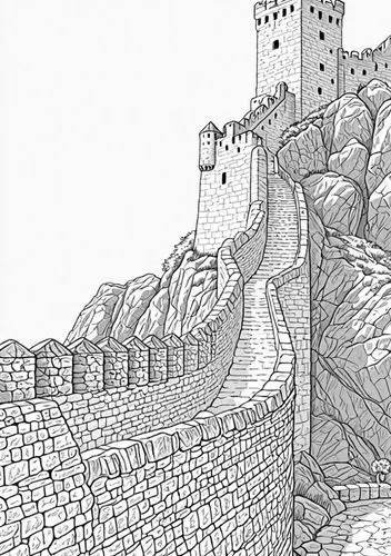 battlements,crenellations,city walls,peter-pavel's fortress,castle keep,forteresse,battlement,castle wall,ramparts,crosshatching,crosshatch,fortifications,medieval castle,castles,city wall,knight's castle,castellated,castle ruins,fortresses,ruined castle,Design Sketch,Design Sketch,Detailed Outline