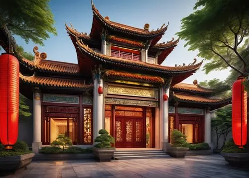 asian architecture,qibao,hall of supreme harmony,dojo,tianxia,yangzhou,shuozhou,qingcheng,chaozhou,baoqing,buddhist temple,fengshui,yangquan,zhaozhou,longhua,tujia,huangdi,qinghua,quanzhong,sanshui,Illustration,Black and White,Black and White 27