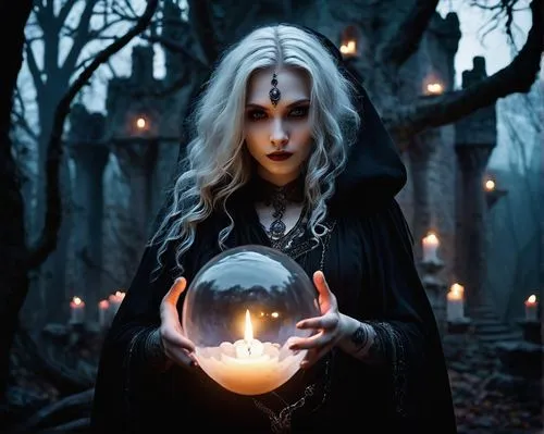 witches pentagram,sorceress,divination,crystal ball-photography,pentacle,candlemaker,the witch,psychic vampire,celebration of witches,witch house,fortune teller,crystal ball,ball fortune tellers,fortune telling,witches,gothic woman,the enchantress,gothic portrait,shamanism,dark gothic mood,Conceptual Art,Daily,Daily 18