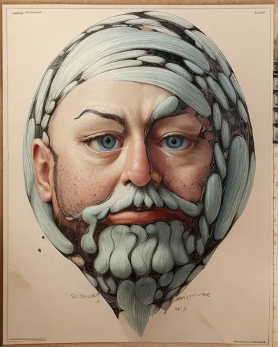 white beard,glass painting,ottoman,the emperor's mustache,bust of karl,turban,custom portrait,beard,father frost,dwarf sundheim,painting easter egg,lokportrait,copic,face portrait,gyro,painted eggshell,conservation-restoration,mouth-nose protection,linkedin icon,genghis khan,Realistic,Movie,Imaginative Adventure