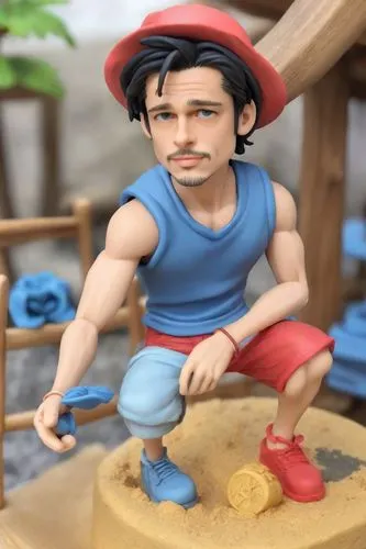 3d figure,popeye village,clay figures,model train figure,game figure,tulio,Digital Art,Clay