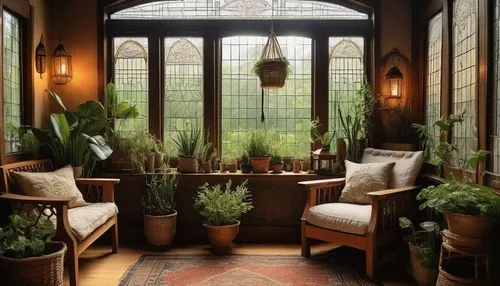 herbology,sunroom,house plants,houseplants,potted plants,conservatory,wooden windows,bay window,conservatories,alcove,sitting room,dandelion hall,bellocq,orangery,planters,houseplant,inglenook,leaded glass window,interiors,terrariums,Conceptual Art,Daily,Daily 23