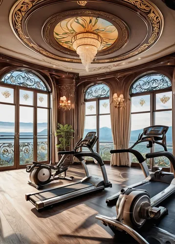 fitness room,fitness center,wellness,great room,ornate room,workout equipment,luxury,leisure facility,emirates palace hotel,luxury home interior,exercise machine,exercise equipment,fitness,mansion,home workout,luxury real estate,wellness coach,luxury hotel,luxury property,lifestyle,Illustration,Retro,Retro 13