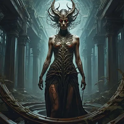 cernunnos,niobe,matriarch,mordenkainen,hela,hel,velika,yarkas,vaivara,sisoulith,demonata,druidic,priestess,sorceror,necromancer,elaphus,kadath,eurus,velka,wendigo,Illustration,Realistic Fantasy,Realistic Fantasy 14