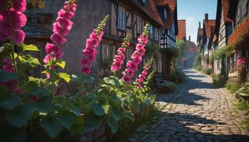 medieval street,the cobbled streets,cobblestones,cobblestone,cobbled,marken,quedlinburg,townscapes,ruelle,alsace,odense,foxgloves,cobbles,novigrad,akershus,cobble,ystad,village street,cobblestoned,visby,Photography,General,Fantasy