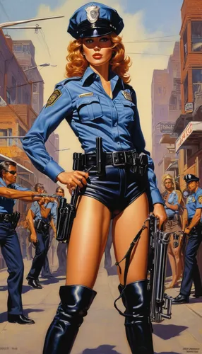 A Female Sex Character Wearing police woman Outfit,policewoman,police officer,police force,policeman,police uniforms,policia,the cuban police,officer,police,traffic cop,criminal police,garda,carabinie