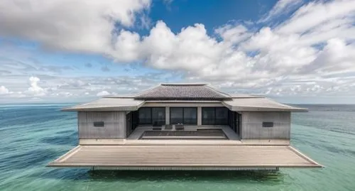 tropical,

,over water bungalow,floating huts,stilt house,beach house,lifeguard tower,over water bungalows,inverted cottage,beachhouse,house by the water,summer house,dunes house,house of the sea,cube