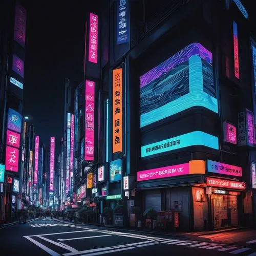 shinjuku,tokyo,tokyo city,shibuya,osaka,tokyo ¡¡,colorful city,neon arrows,taipei,ginza,harajuku,kyoto,japan,cyberpunk,neon lights,umeda,fukuoka,neon sign,fantasy city,neon light,Illustration,Realistic Fantasy,Realistic Fantasy 25