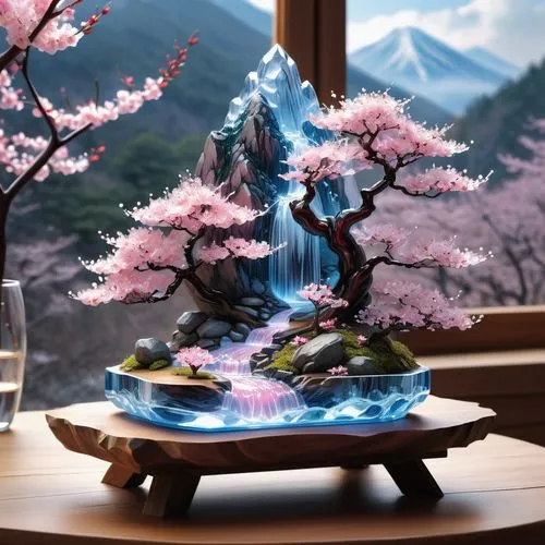 bonsai tree,maple bonsai,cherry blossom tree,sakura tree,bonsai,incense with stand,japanese sakura background,tea zen,japanese garden ornament,blossom tree,japanese zen garden,sakura blossom,wishing well,cherry blossom japanese,japanese cherry blossom,japanese cherry blossoms,the japanese tree,tea ceremony,sakura blossoms,spa water fountain,Illustration,Realistic Fantasy,Realistic Fantasy 05