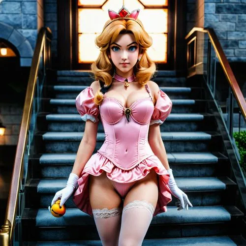 minako,aerith,queen of hearts,girl on the stairs,fantasy girl,fujiko,Photography,General,Realistic