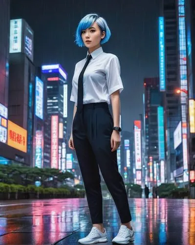 shanghai,hong kong,taipei,chongqing,tokyo,city trans,hk,nanjing,hong,teal blue asia,futuristic,osaka,anime japanese clothing,blue rain,tokyo city,asia,tokyo ¡¡,rei ayanami,neon human resources,cyberpunk,Art,Artistic Painting,Artistic Painting 44