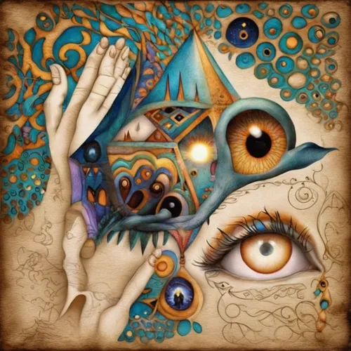 all seeing eye,fractals art,cosmic eye,psychedelic art,third eye,shamanism,peacock eye,mirror of souls,eye butterfly,divination,esoteric,shamanic,eye ball,cd cover,biomechanical,kaleidoscope website,facets,fantasy art,sacred geometry,abstract eye,Illustration,Realistic Fantasy,Realistic Fantasy 02