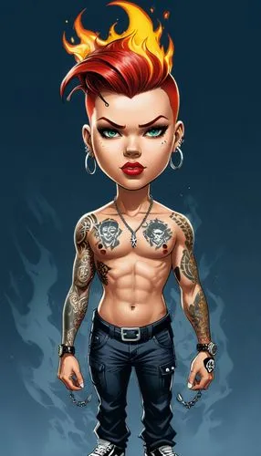 woman Scarlett Johanssen,firebrat,punk,kewpie doll,fire devil,tattoo girl,scandia gnome,fire background,punk design,fire siren,lucus burns,fire fighter,fire angel,fire eater,woman fire fighter,pubg ma