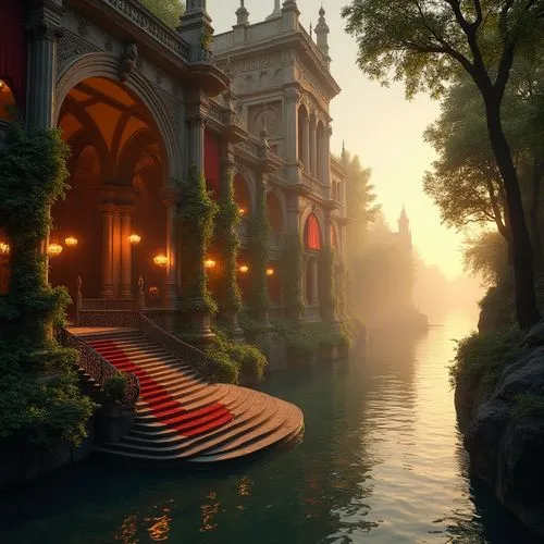 water palace,riverside,sansar,riverwood,rivendell,venetian,waterside,novigrad,theed,canals,grand canal,house by the water,riftwar,riverdeep,city moat,backwater,ancient city,imperial shores,dorne,waterfront,Photography,General,Realistic