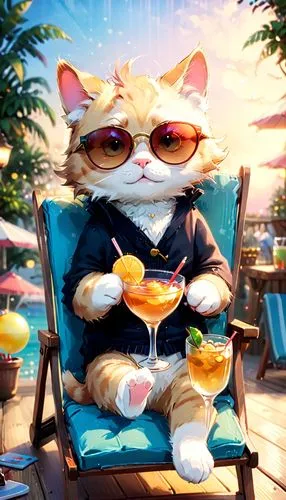 coladas,colada,summer background,miqdad,vacansoleil,heimerdinger,Anime,Anime,Cartoon