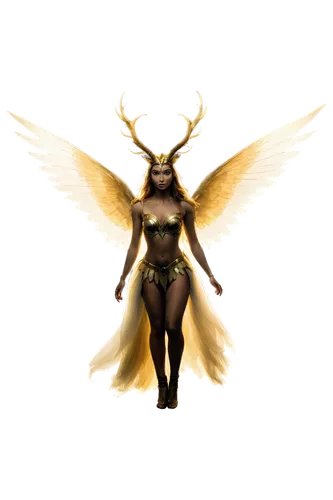 dawnstar,faerie,bombyx,edea,inotera,sylph,zauriel,seraphim,evil fairy,queen bee,aurum,drone bee,derivable,hawkgirl,sundancer,nephthys,winged insect,gold spangle,glowing antlers,palila,Art,Classical Oil Painting,Classical Oil Painting 08