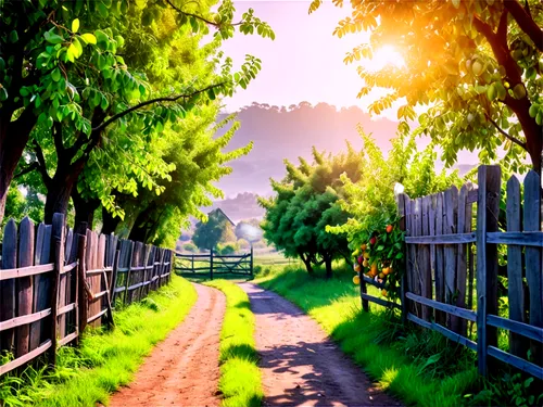 country road,landscape background,countryside,rural landscape,backroad,pathway,farm background,nature background,farm landscape,green landscape,home landscape,world digital painting,backroads,dirt road,cartoon video game background,farm gate,mountain road,landscape nature,photo painting,fenceline,Photography,Artistic Photography,Artistic Photography 07