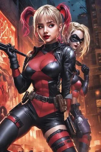 harley,harley quinn,bulletgirl,resistants,bloodrayne,bombshells