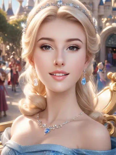 elsa,princess sofia,cinderella,princess' earring,princess anna,rapunzel,princess,princess crown,tiara,white rose snow queen,disney character,the snow queen,ice princess,fairy tale character,a princess,disney rose,disney,doll's facial features,celtic woman,fairy queen