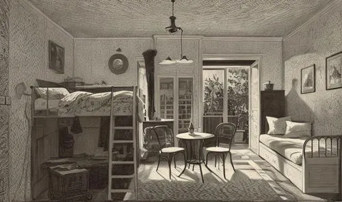 white walls,children's bedroom,bedroom,the little girl's room,danish room,tenement,children's room,sleeping room,children's interior,boy's room picture,dormitory,home interior,escher,guest room,ornate