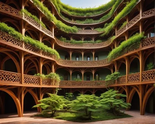 courtyards,courtyard,plant tunnel,green garden,tunnel of plants,atriums,biopiracy,ecotopia,inside courtyard,terraces,pteris,balcony garden,pergola,ecoterra,atrium,masdar,microhabitats,garden elevation,garden of plants,block balcony,Conceptual Art,Oil color,Oil Color 17