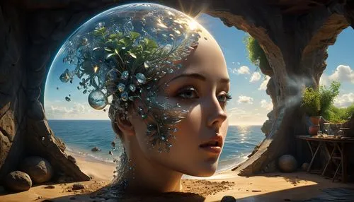 softimage,mermaid background,naiad,the sea maid,atlantica,fathom,amphitrite,3d fantasy,imaginarium,mindscape,sandglass,fantasy art,fractals art,surrealism,head woman,cryengine,under sea,sea shell,idealised,mindspring,Photography,Artistic Photography,Artistic Photography 15