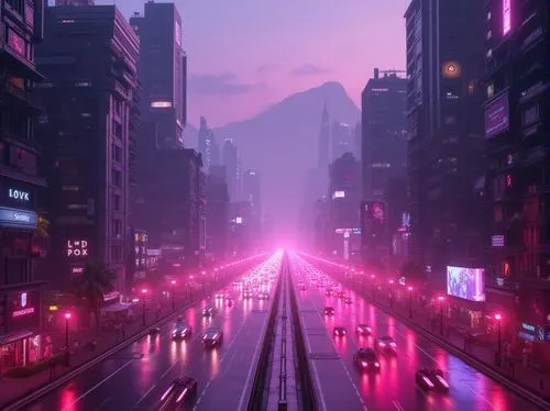 shinjuku,guangzhou,tokyo city,tokyo,cyberpunk,vapor,dusk,shanghai,neon arrows,purple wallpaper,ultraviolet,futuristic landscape,mongkok,city highway,colorful city,cityscape,chongqing,metropolis,cybercity,aesthetic,Photography,General,Realistic