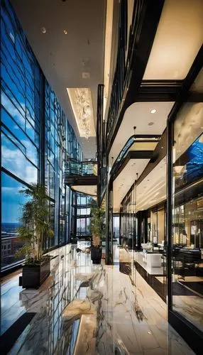 penthouses,luxury home interior,glass wall,vdara,glass facade,damac,lobby,rotana,interior modern design,intercontinental,habtoor,contemporary decor,foyer,luxury property,luxury hotel,glass facades,hallway,jumeirah,andaz,amanresorts,Illustration,Realistic Fantasy,Realistic Fantasy 37