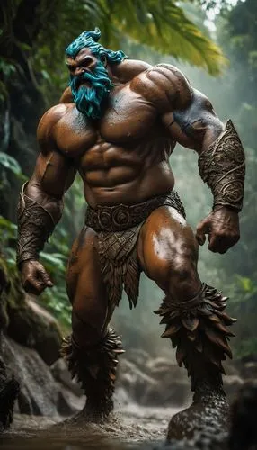 barbarian,hercules,poseidon,hulk,grog,tarzan,sea god,orc,brute,greyskull,poseidon god face,he-man,tantalus,merman,ogre,kong,minotaur,scandia gnome,leopard's bane,costa rican colon,Photography,General,Cinematic