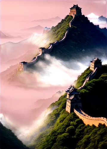 great wall,wudang,fortresses,badaling,shaoshan,qinshan,emei,fantasy landscape,superfortresses,castles,summit castle,world digital painting,zhanshan,gaztelugatxe,fortress,xingshan,yangshao,shaoming,forteresse,qianshan,Illustration,Retro,Retro 24