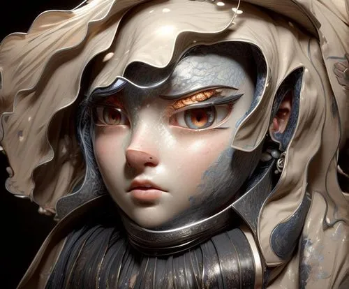 digital painting,fantasy portrait,vestal,sculpt,overpainting,world digital painting,amuria,widow's tears,krita,painter doll,inquisitor,artemisia,liora,peko,girl portrait,khatuna,sculpts,tears bronze,ciri,cuirass